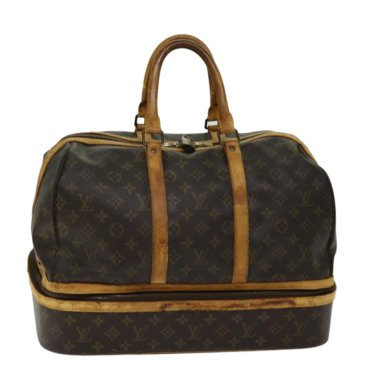 LOUIS VUITTON Monogram Sac Sports Boston Bag M41444 LV 67665