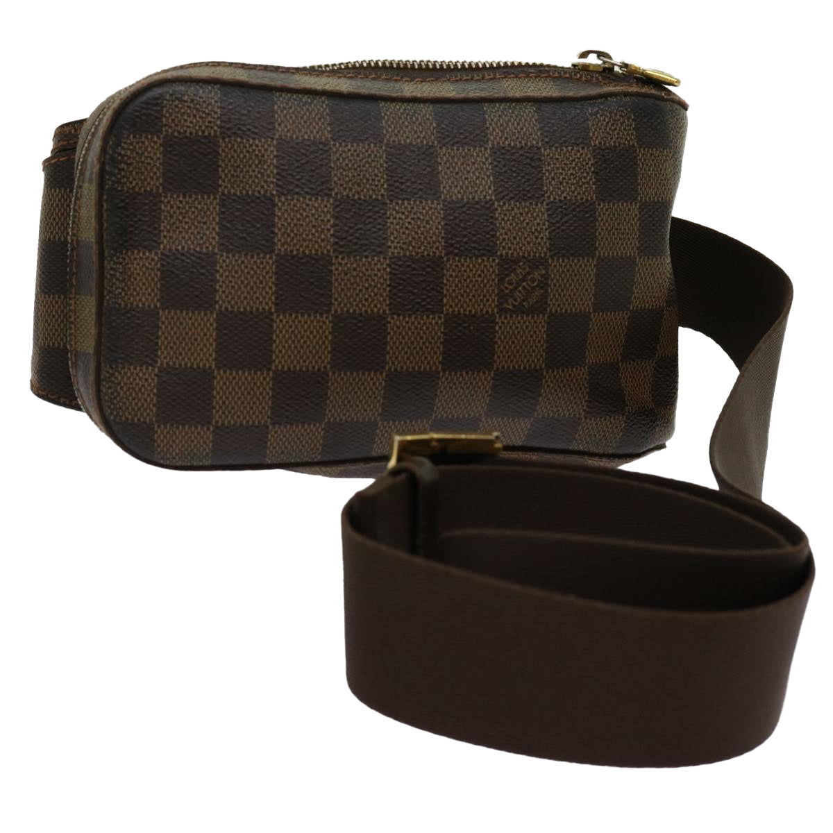 LOUIS VUITTON Damier Ebene Geronimos Shoulder Bag N51994 LV 67690