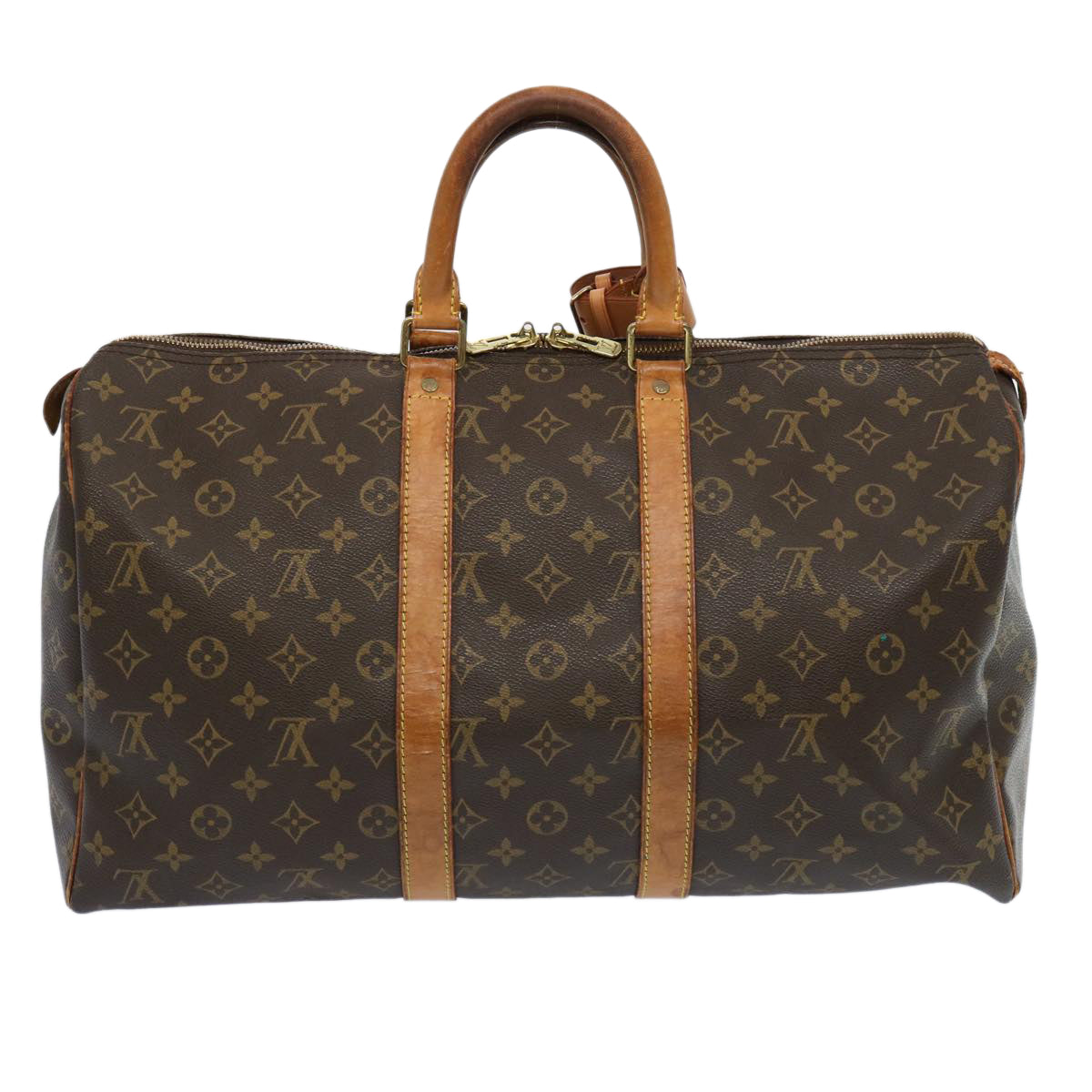 LOUIS VUITTON Monogram Keepall 45 Boston Bag M41428 LV 67698