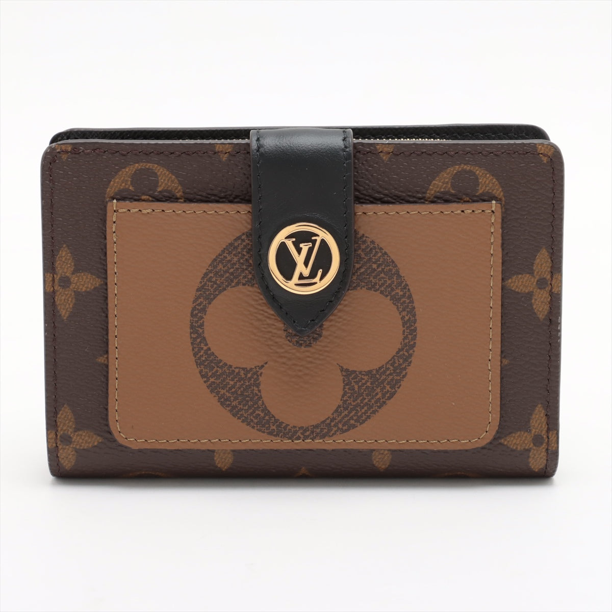 Louis Vuitton Monogram Giant Reversee Portfolio Juliet M69432 Brown Compact Wallet