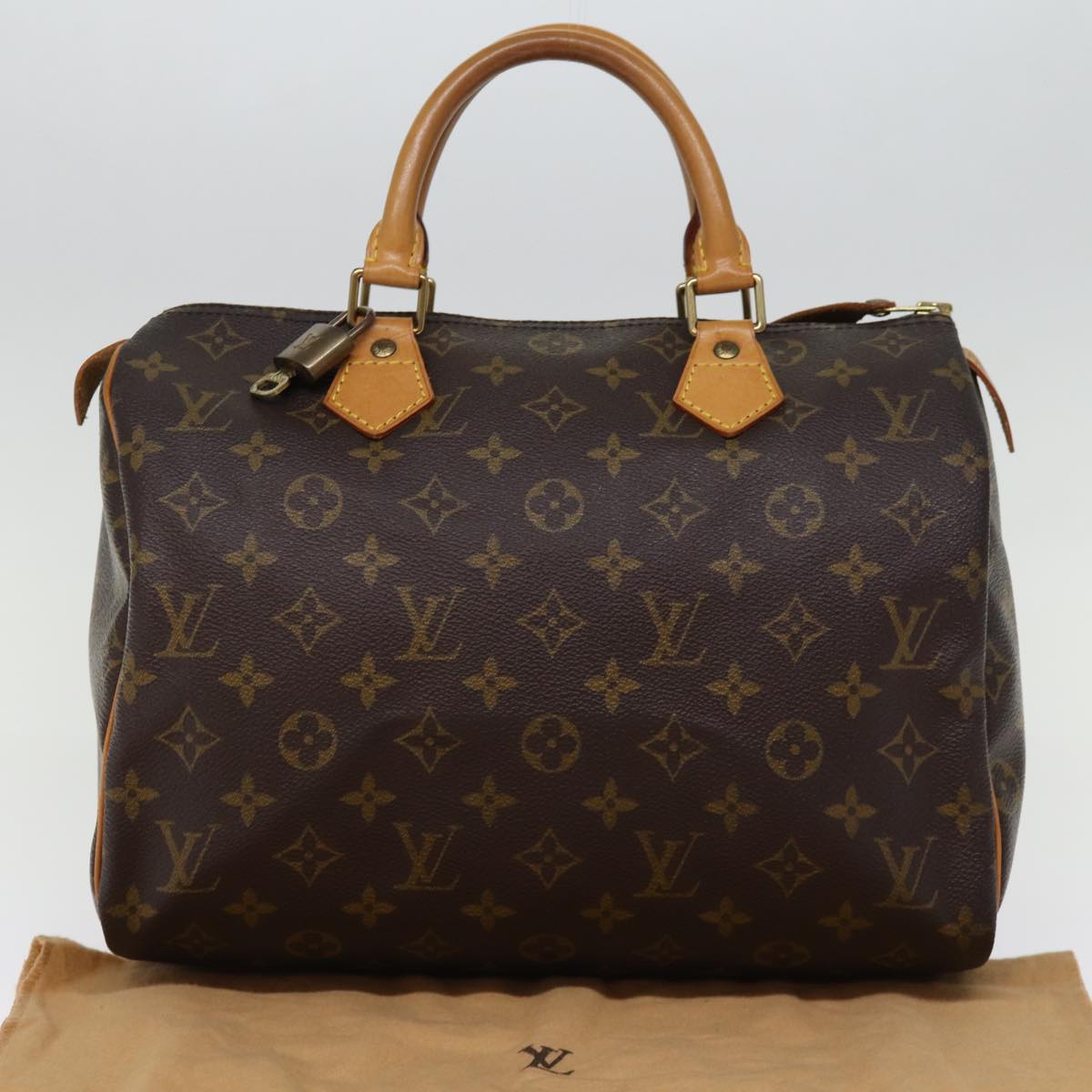 LOUIS VUITTON Monogram Speedy 30 Hand Bag M41526 LV 67831
