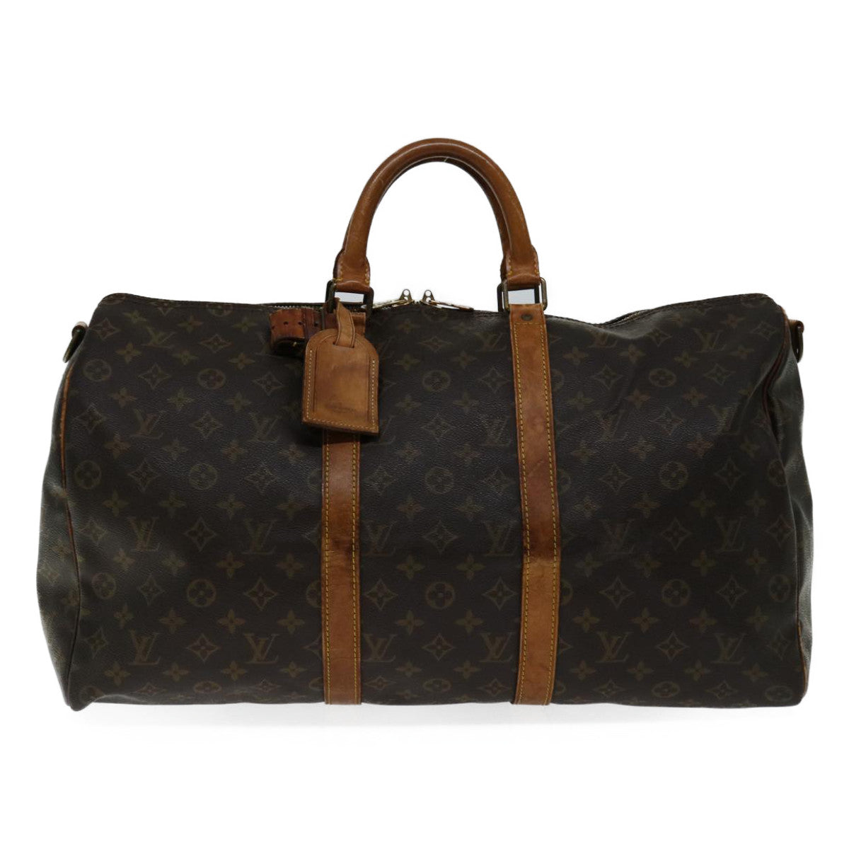 LOUIS VUITTON Monogram Keepall Bandouliere 50 Boston Bag M41416 LV 67841