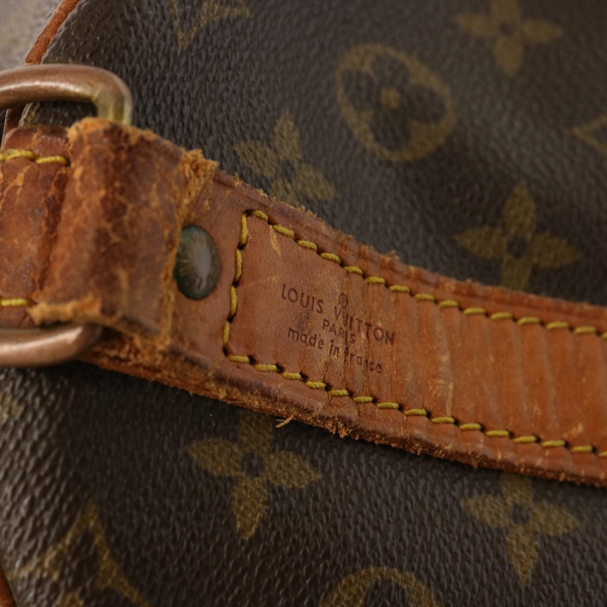 LOUIS VUITTON Monogram Keepall Bandouliere 55 Boston Bag M41414 LV 67844