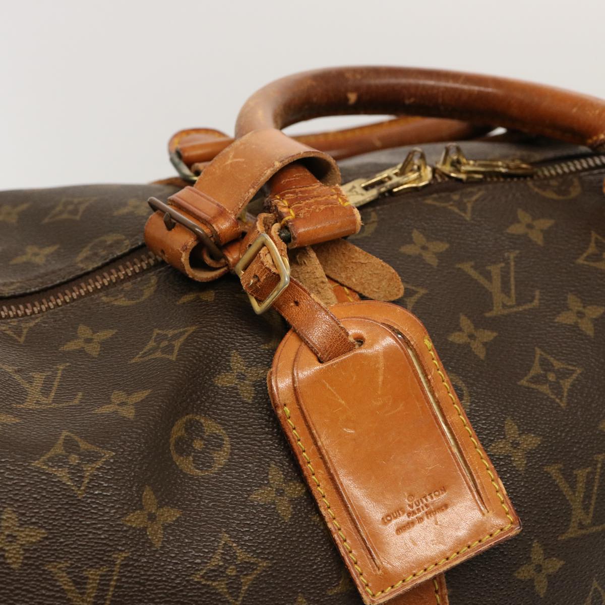 LOUIS VUITTON Monogram Keepall Bandouliere 55 Boston Bag M41414 LV 67844
