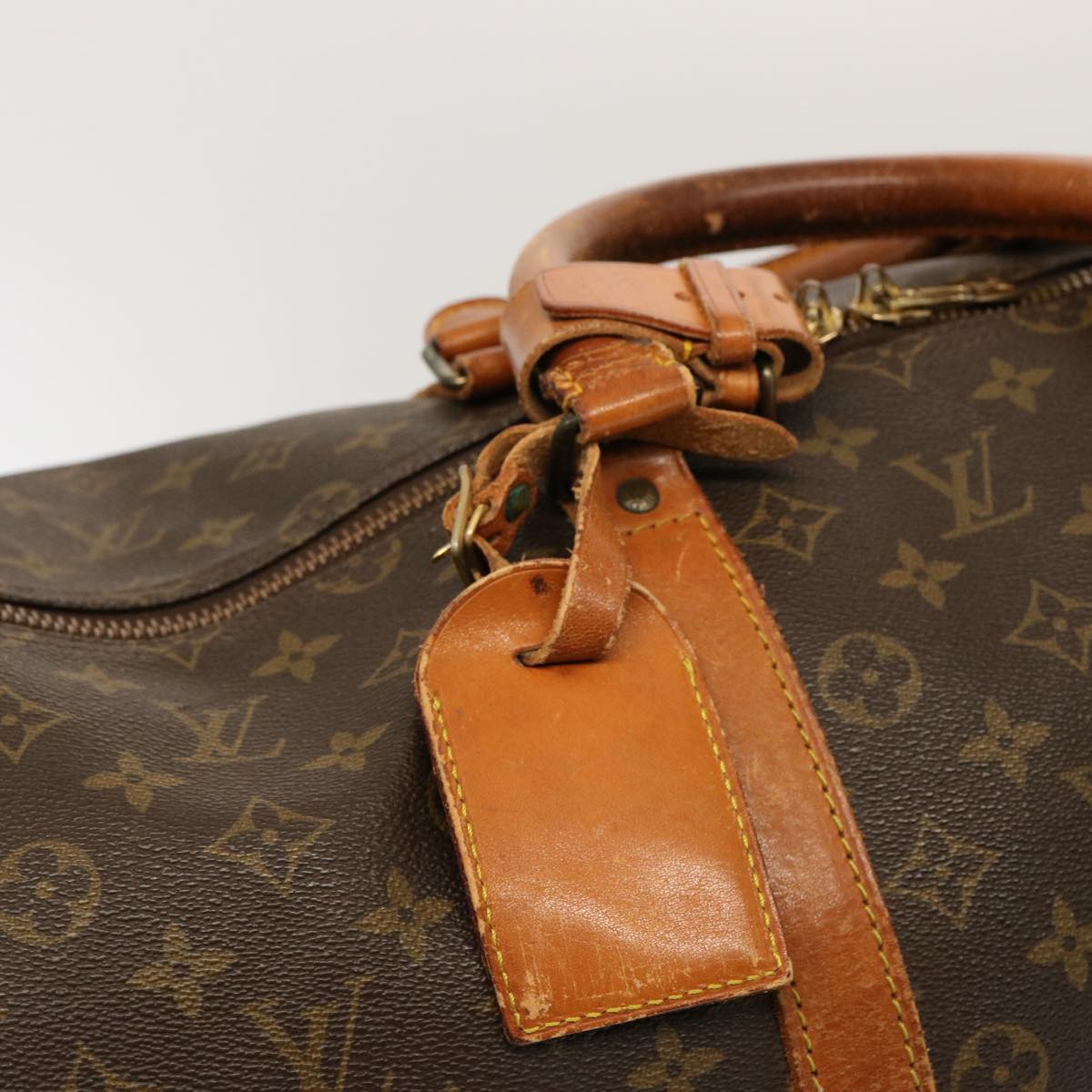 LOUIS VUITTON Monogram Keepall Bandouliere 55 Boston Bag M41414 LV 67844