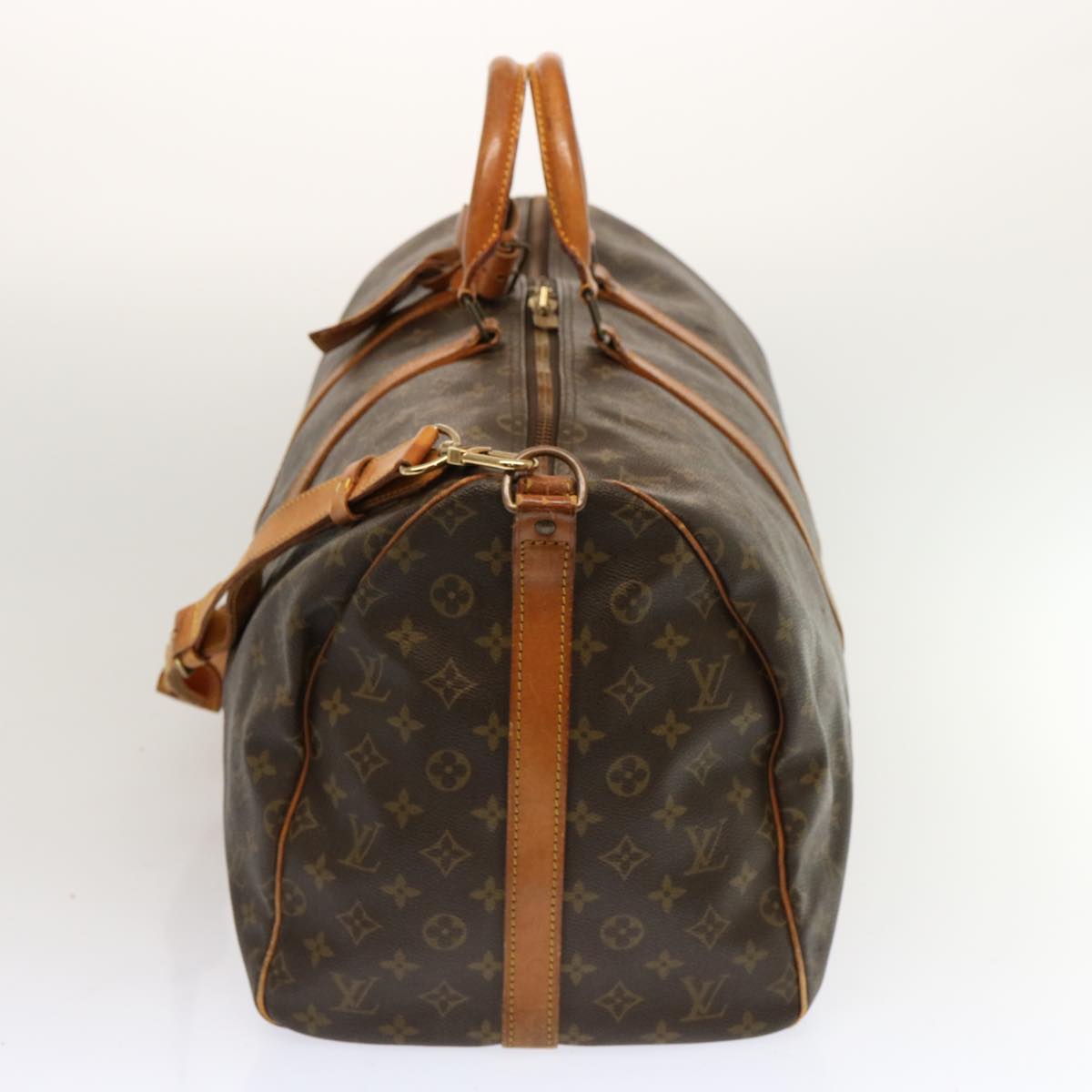 LOUIS VUITTON Monogram Keepall Bandouliere 55 Boston Bag M41414 LV 67844