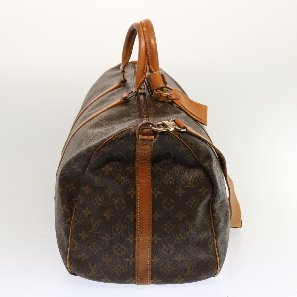 LOUIS VUITTON Monogram Keepall Bandouliere 55 Boston Bag M41414 LV 67844