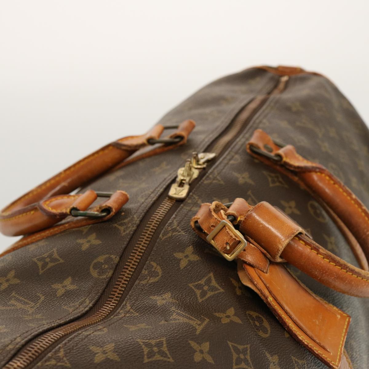 LOUIS VUITTON Monogram Keepall Bandouliere 55 Boston Bag M41414 LV 67844