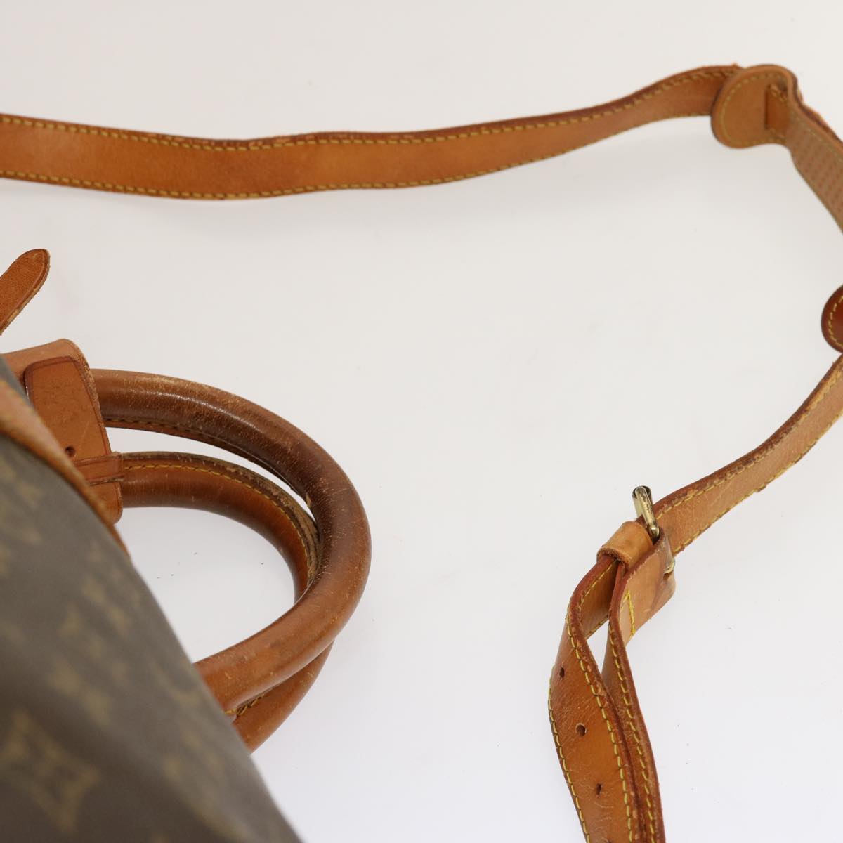 LOUIS VUITTON Monogram Keepall Bandouliere 55 Boston Bag M41414 LV 67844