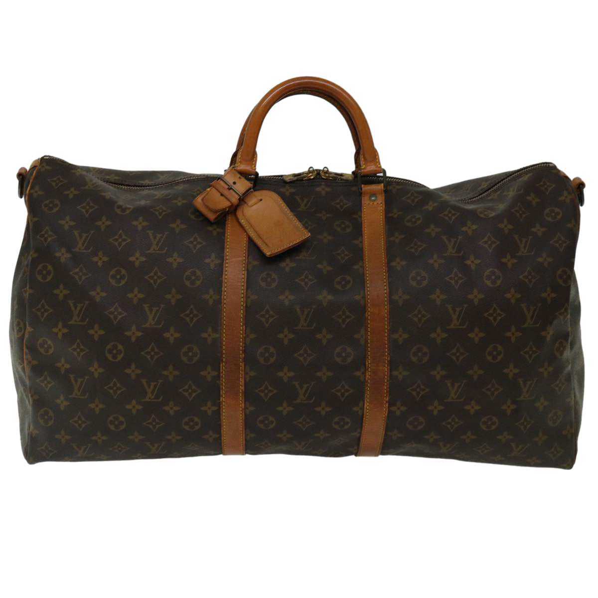 LOUIS VUITTON Monogram Keepall Bandouliere 60 Boston Bag M41412 LV 67845