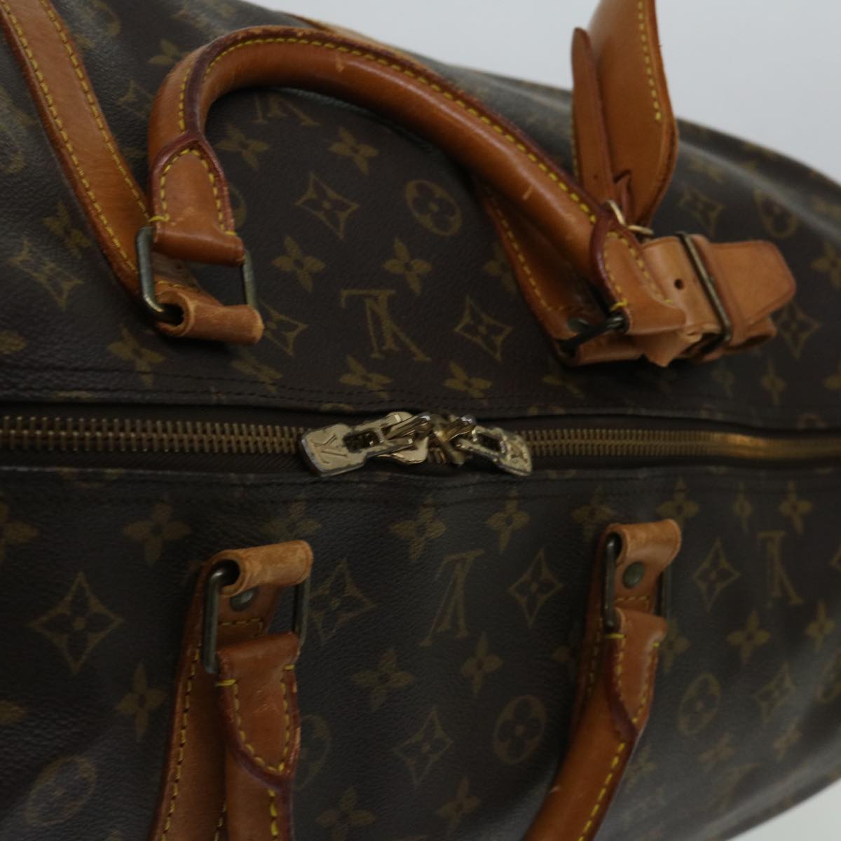 LOUIS VUITTON Monogram Keepall Bandouliere 60 Boston Bag M41412 LV 67845