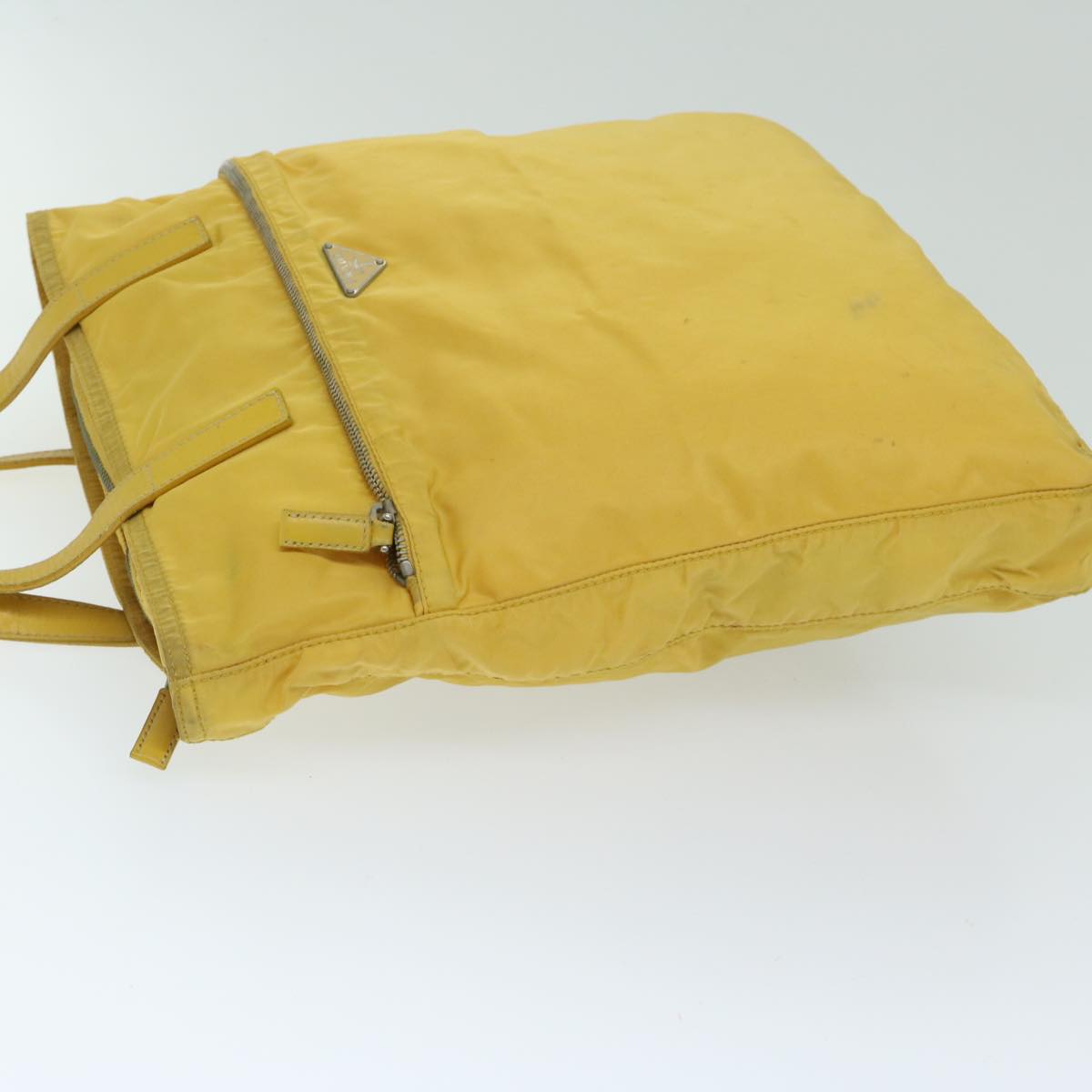 Luxury PradaTote Bag Nylon Yellow 67978