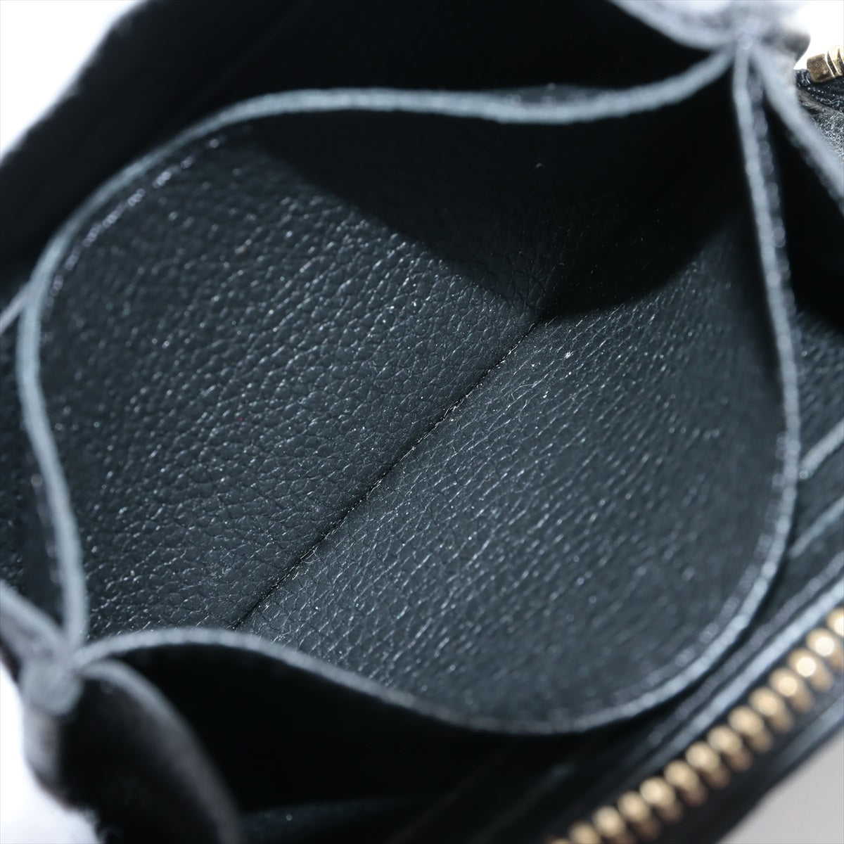 Louis Vuitton Monogram Amplant Zippyr Coin Pass M60574 Black Coin Case