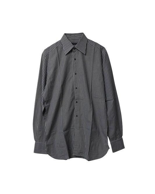 Luxury Gucci Trending 2025 Striped Button Down Shirt in White Cotton