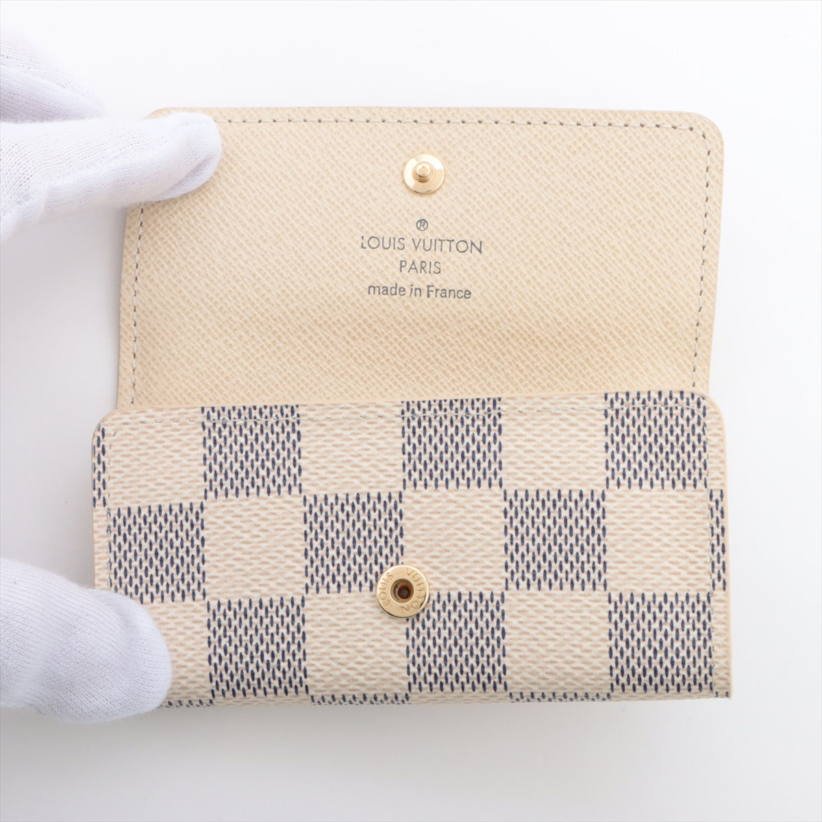 Louis Vuitton Damier Azur Multicle 4 N60386  Reaction Keycase