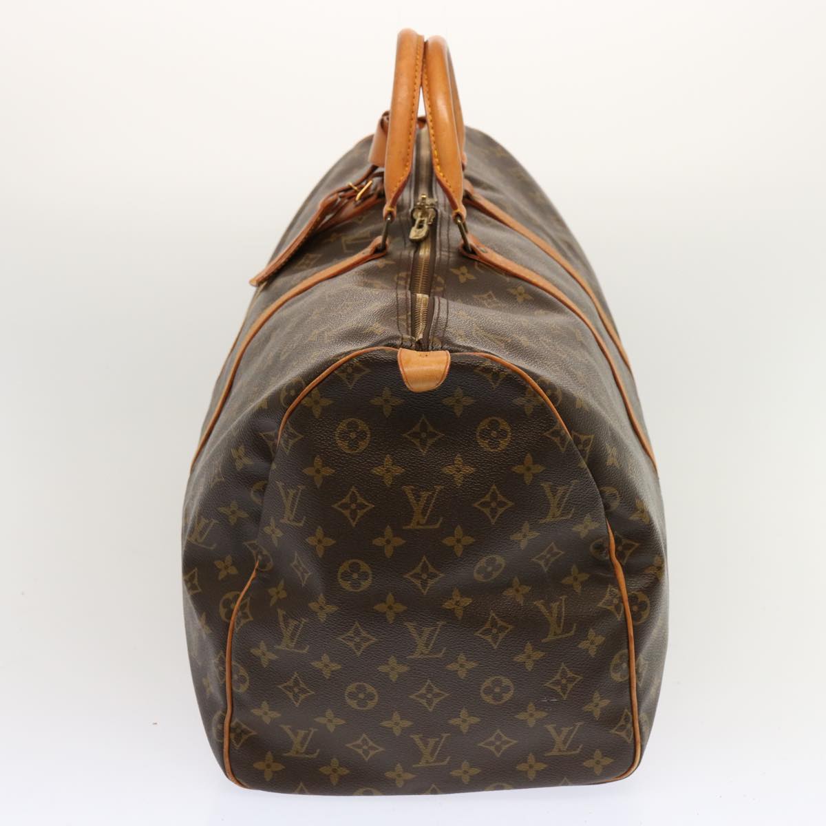 LOUIS VUITTON Monogram Keepall 55 Boston Bag M41424 LV 68000