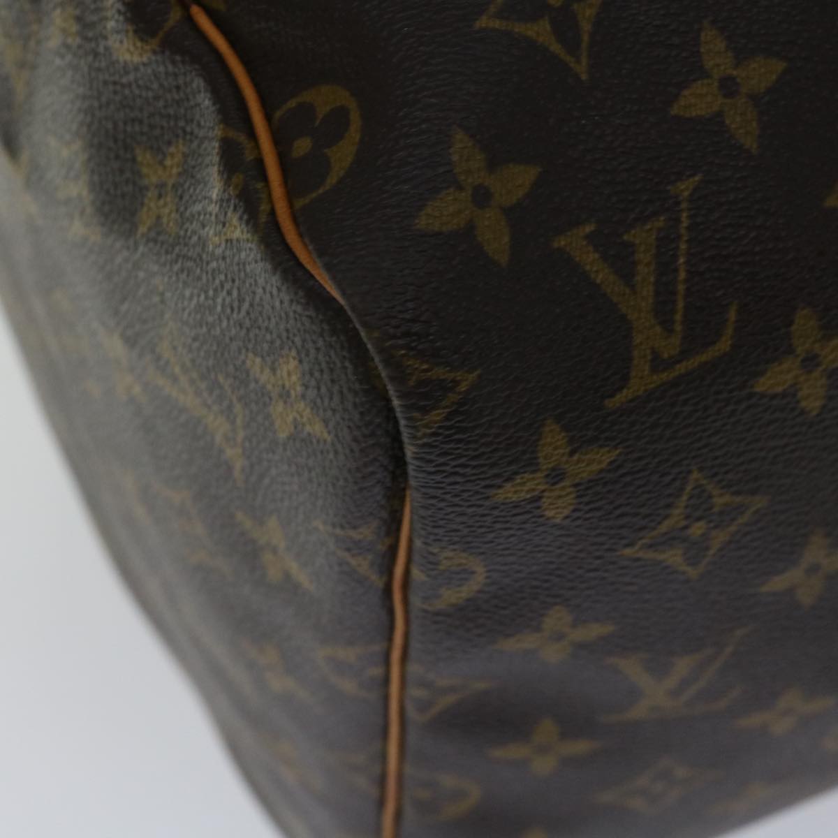 LOUIS VUITTON Monogram Keepall 55 Boston Bag M41424 LV 68001