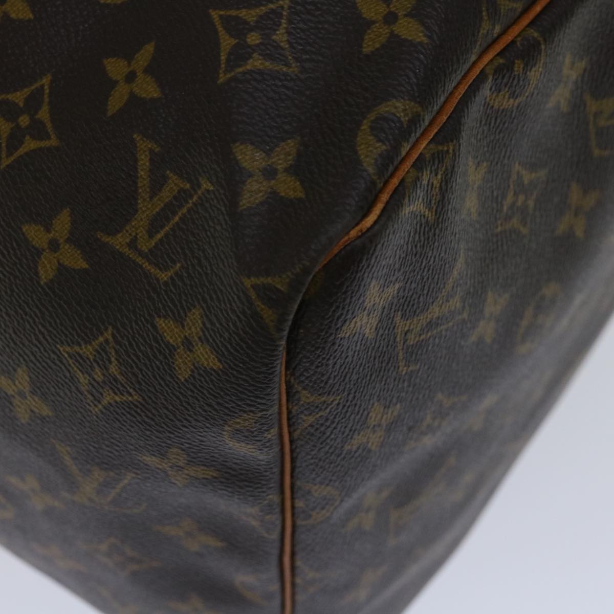 LOUIS VUITTON Monogram Keepall 55 Boston Bag M41424 LV 68001