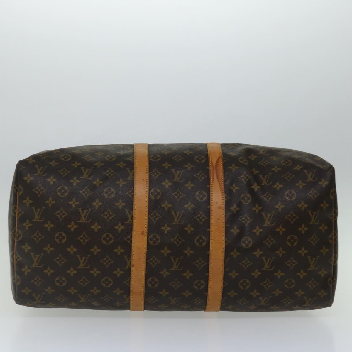 LOUIS VUITTON Monogram Keepall 55 Boston Bag M41424 LV 68001