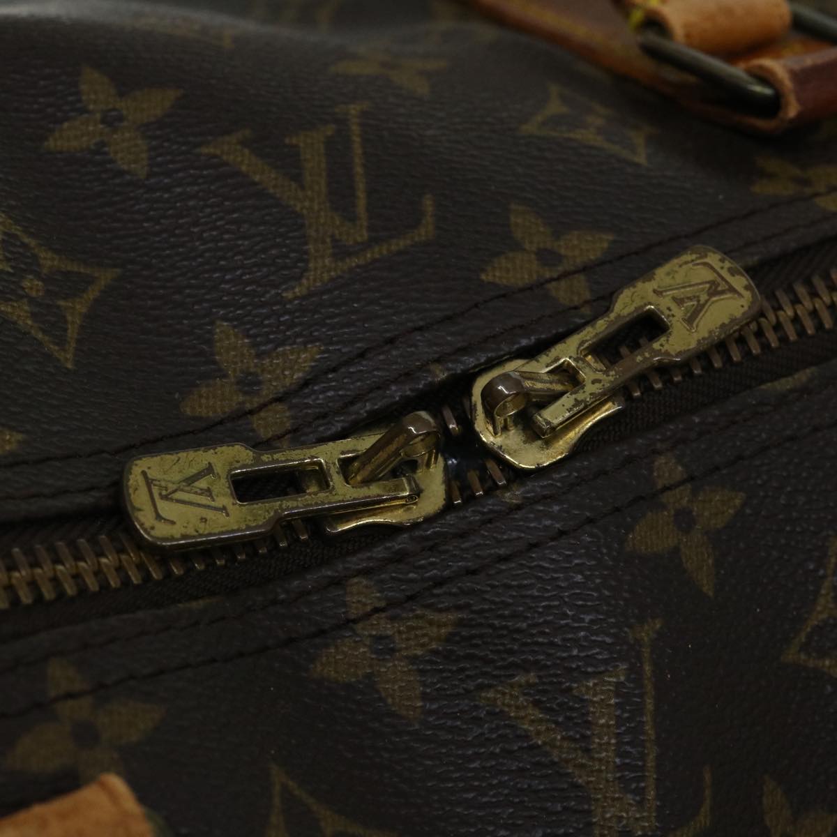 LOUIS VUITTON Monogram Keepall Bandouliere 60 Boston Bag M41412 LV 68002