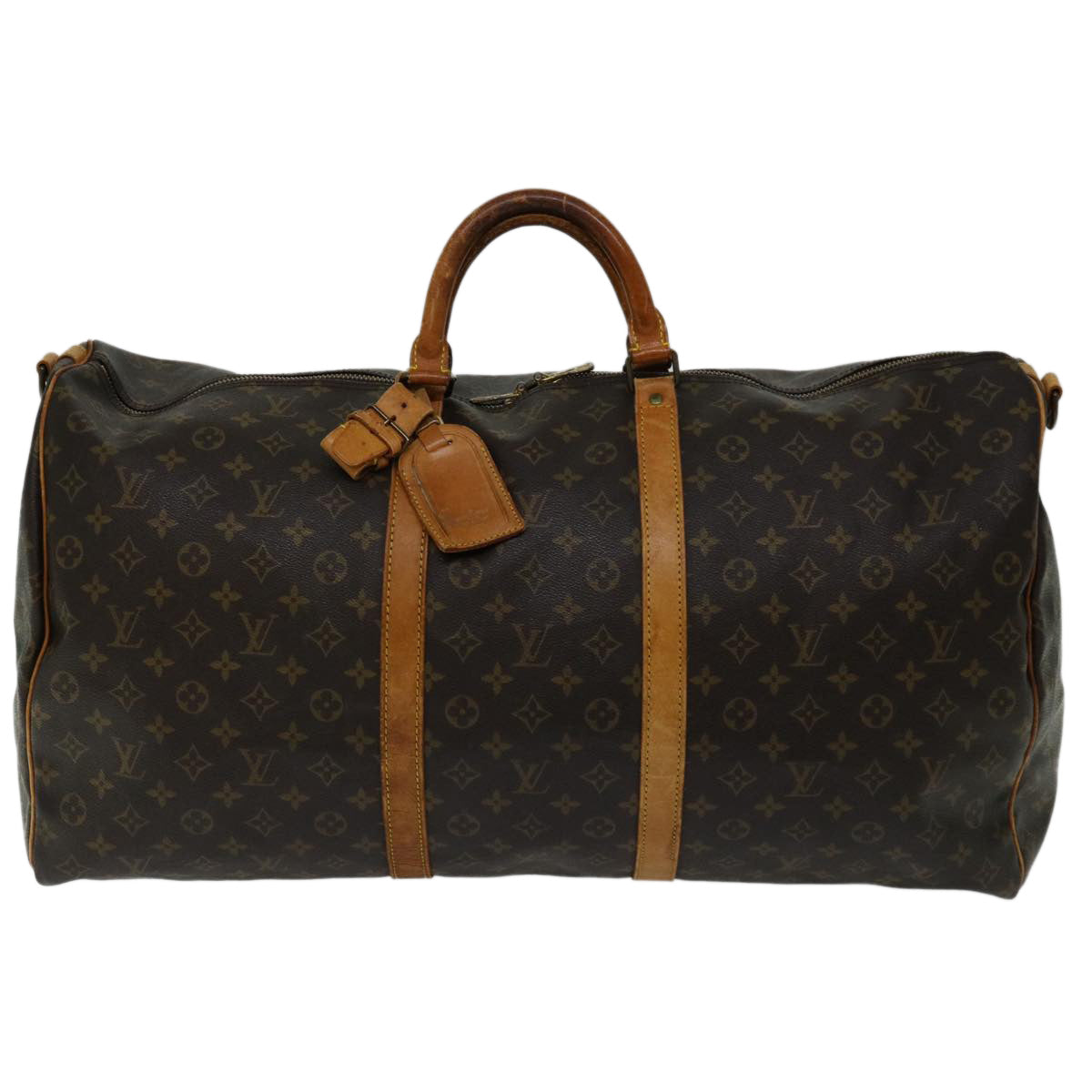 LOUIS VUITTON Monogram Keepall Bandouliere 60 Boston Bag M41412 LV 68002