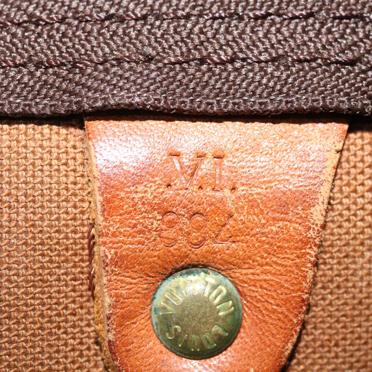 LOUIS VUITTON Monogram Keepall Bandouliere 60 Boston Bag M41412 LV 68002