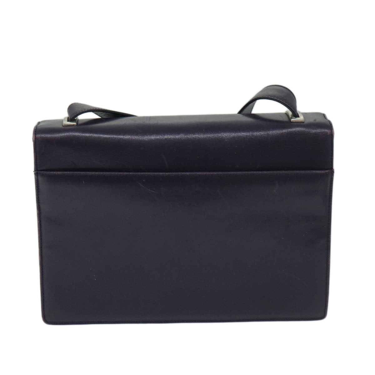 Luxury PradaShoulder Bag Leather Purple 68014