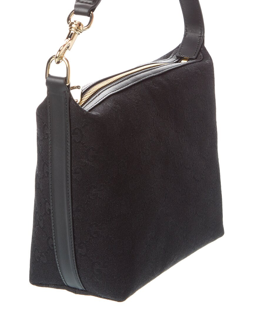 Gucci GG Canvas & Leather Shoulder Bag