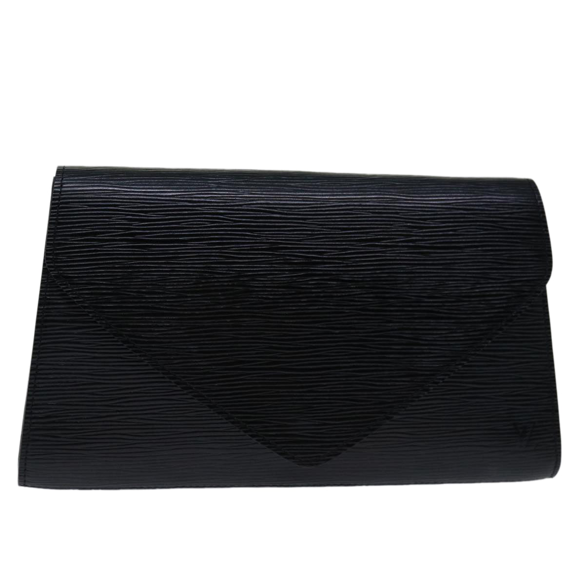 LOUIS VUITTON Epi Art Deco Clutch Bag Black M52632 LV 68105
