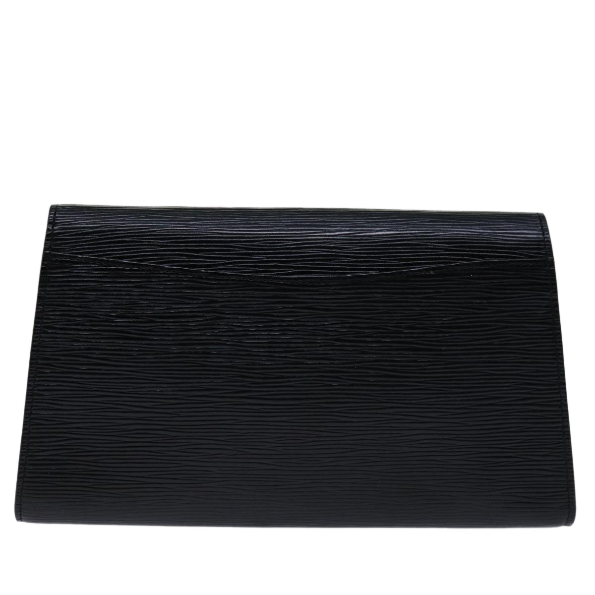LOUIS VUITTON Epi Art Deco Clutch Bag Black M52632 LV 68105