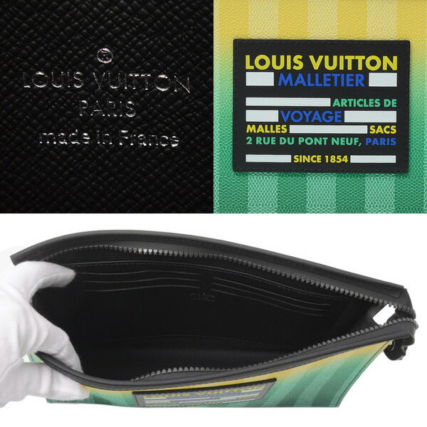 Louis Vuitton Damier Stripe Pochette Voyage MM M81317