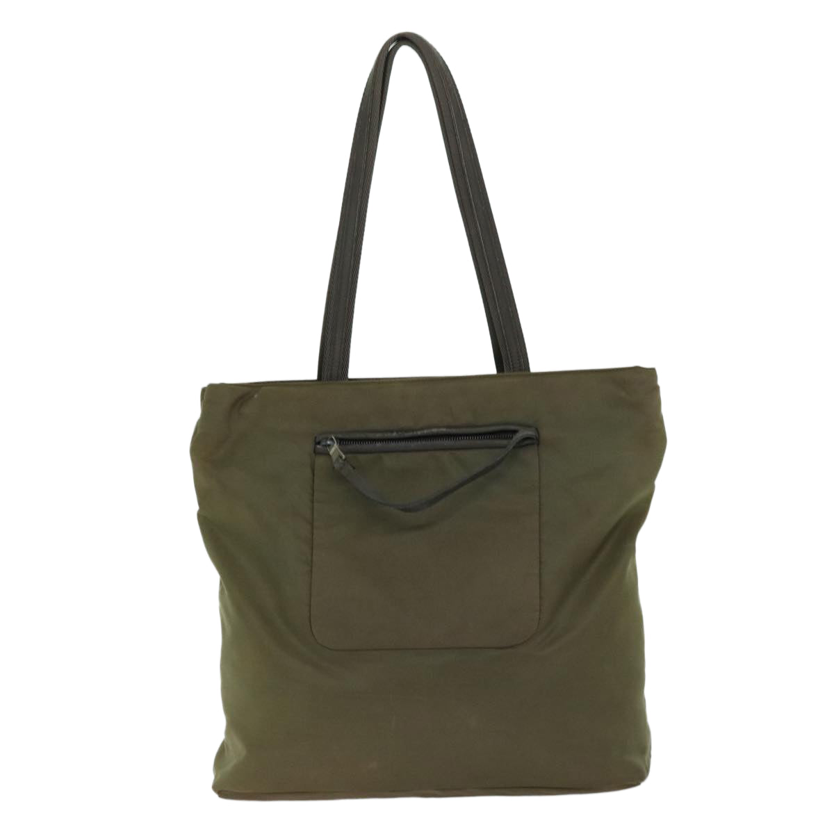 Luxury PradaTote Bag Nylon Khaki 68166