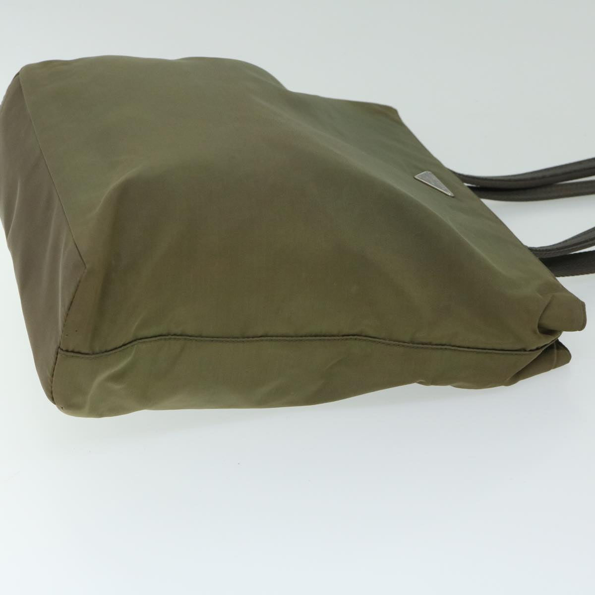 Luxury PradaTote Bag Nylon Khaki 68166