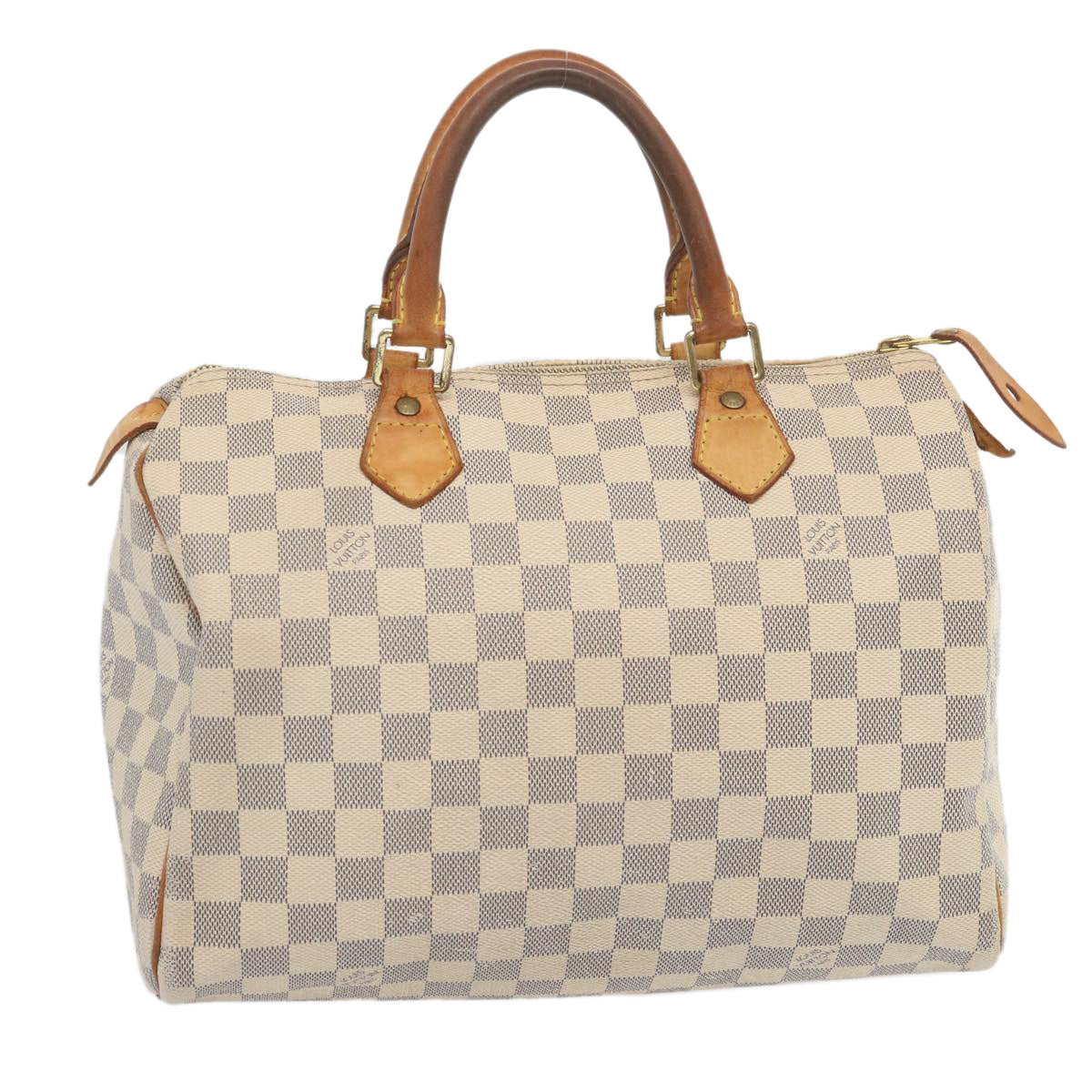 LOUIS VUITTON Damier Azur Speedy 30 Hand Bag N41533 LV 68486