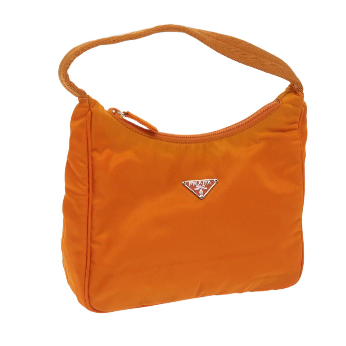 Luxury PradaHand Bag Nylon Orange 68495