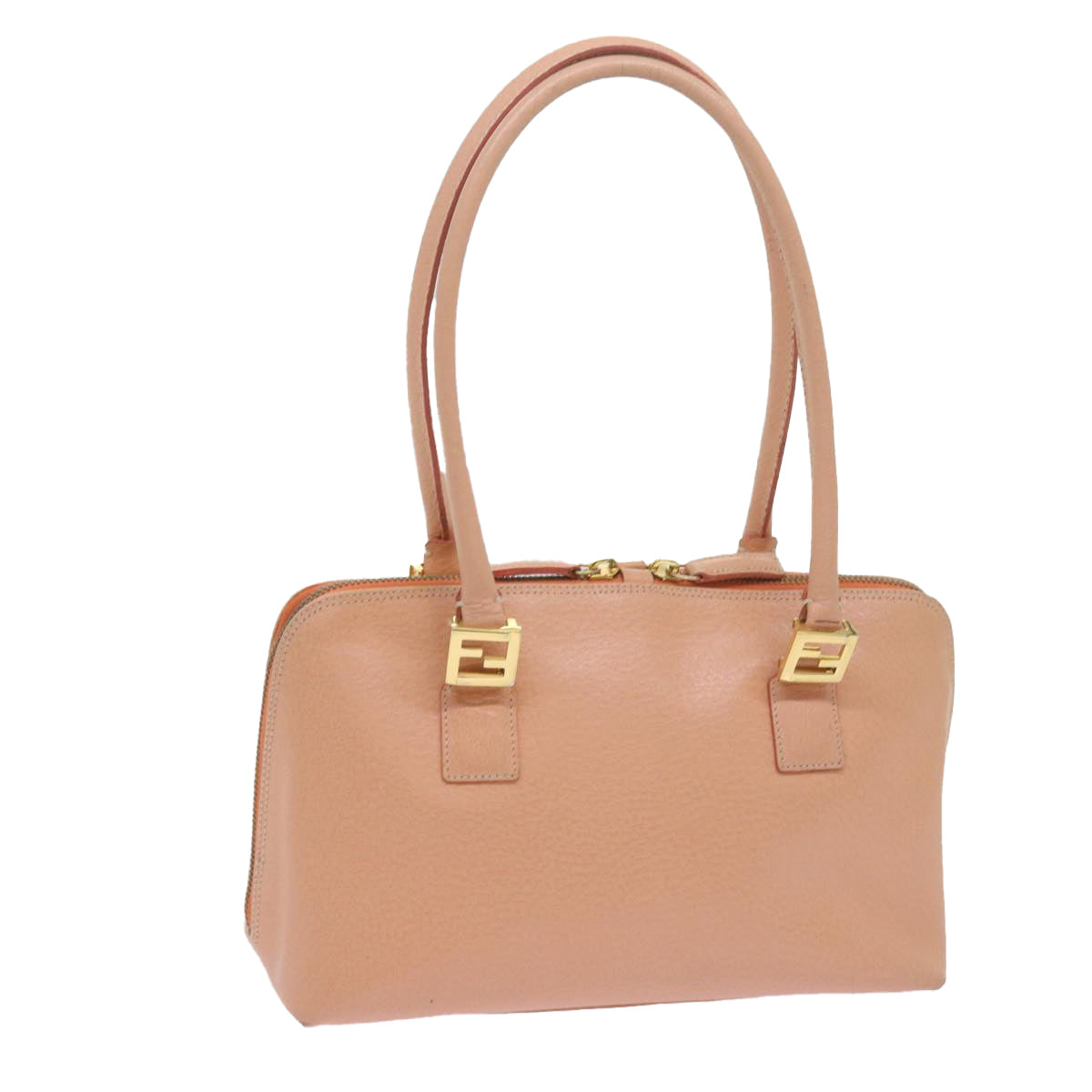 Luxury FendiHand Bag Leather Orange68524