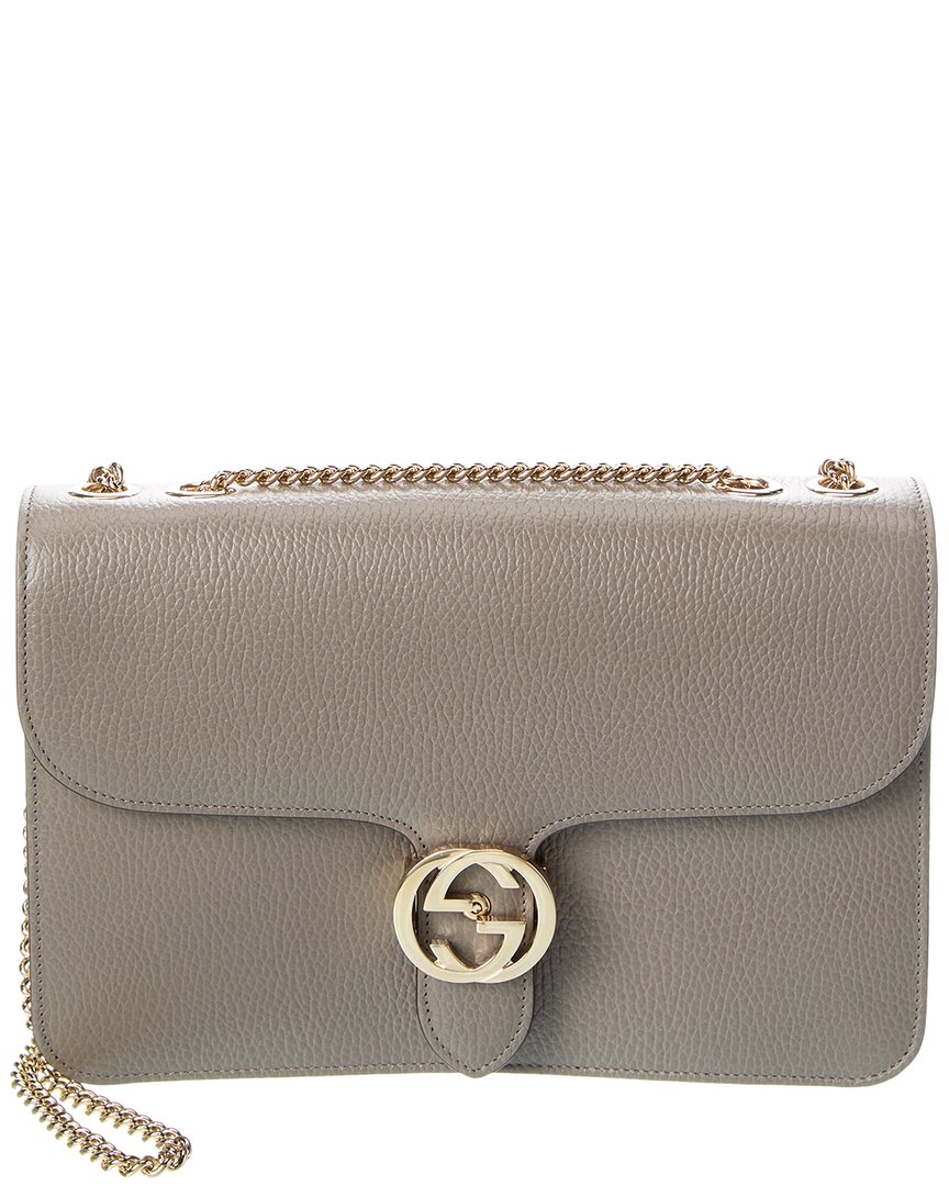 Gucci GG Leather Shoulder Bag