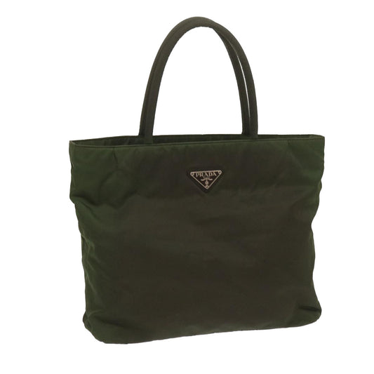 Luxury PradaTote Bag Nylon Khaki 68625