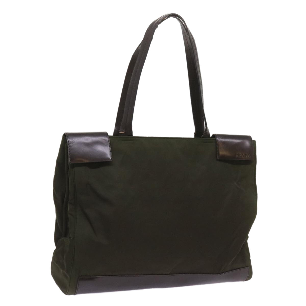 Luxury PradaTote Bag Nylon Khaki 68627