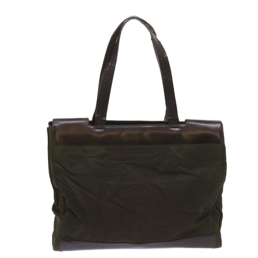 Luxury PradaTote Bag Nylon Khaki 68627