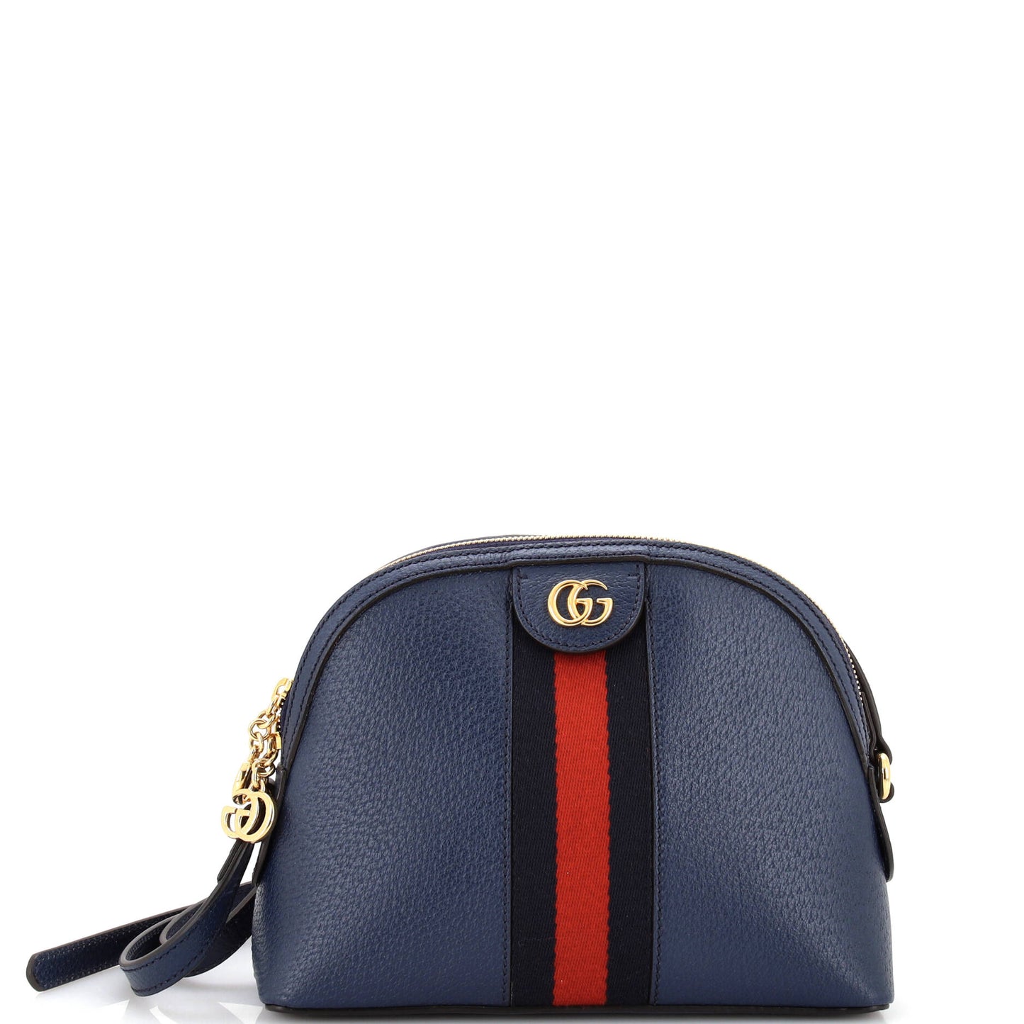 Luxury Gucci Trending 2025 Ophidia Dome Shoulder Bag Leather Small