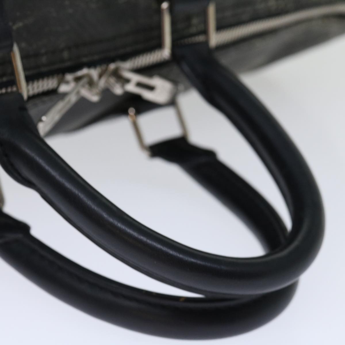 LOUIS VUITTON Damier Carbon Keepall 45 Boston Bag Black N41415 LV 68634