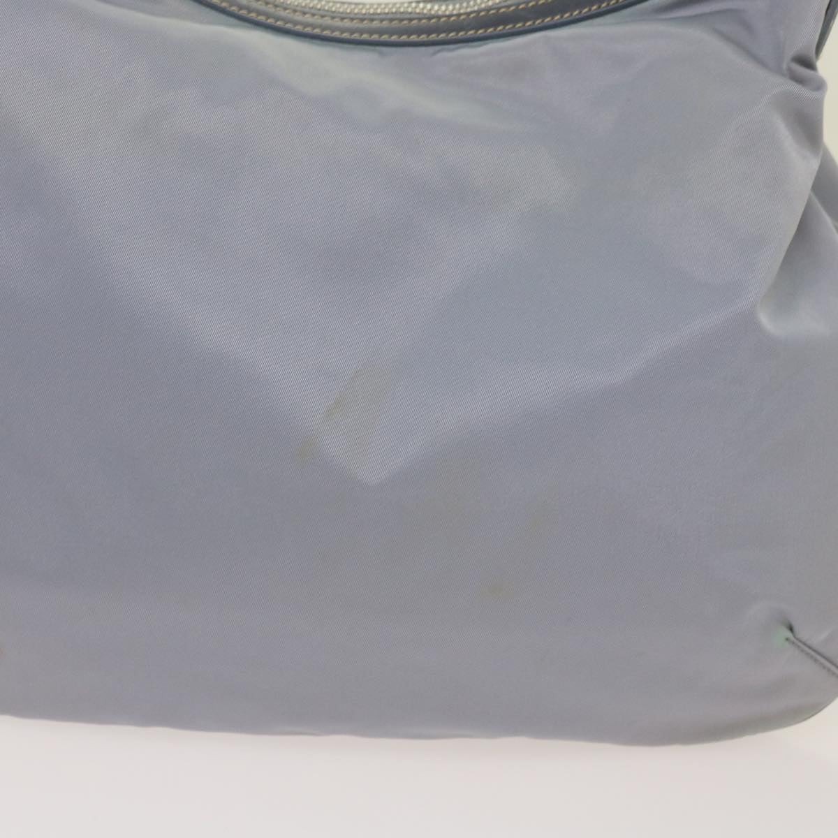 Luxury PradaShoulder Bag Nylon Light Blue 68673