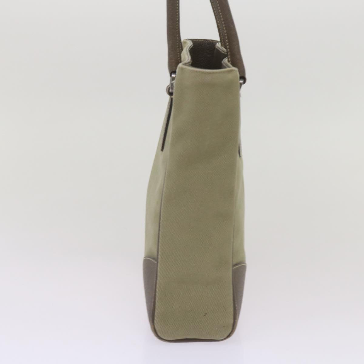 Luxury PradaHand Bag Canvas Khaki 68681