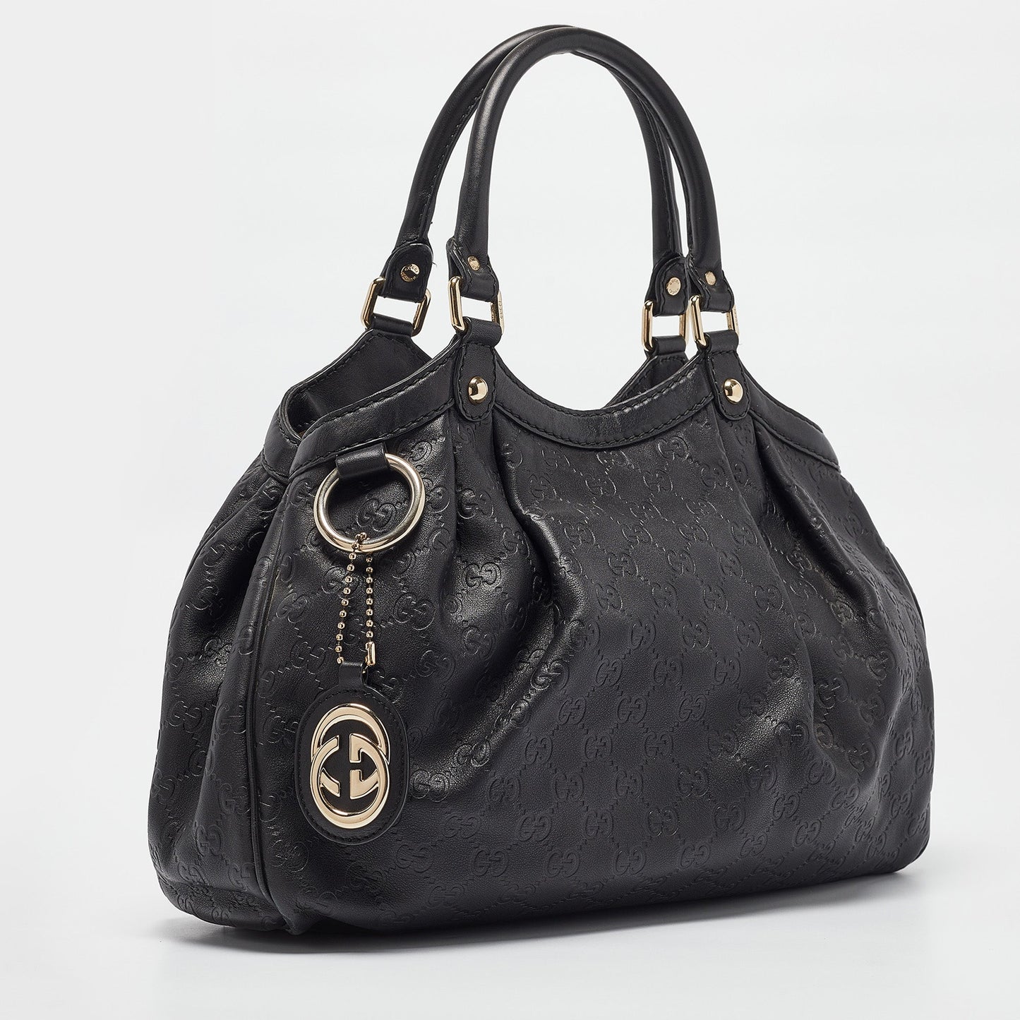 Luxury Gucci Trending 2025 Black Luxury Gucci Trending 2025ssima Leather Medium Sukey Tote
