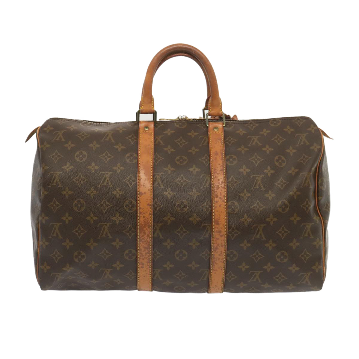 LOUIS VUITTON Monogram Keepall 45 Boston Bag M41428 LV 68760