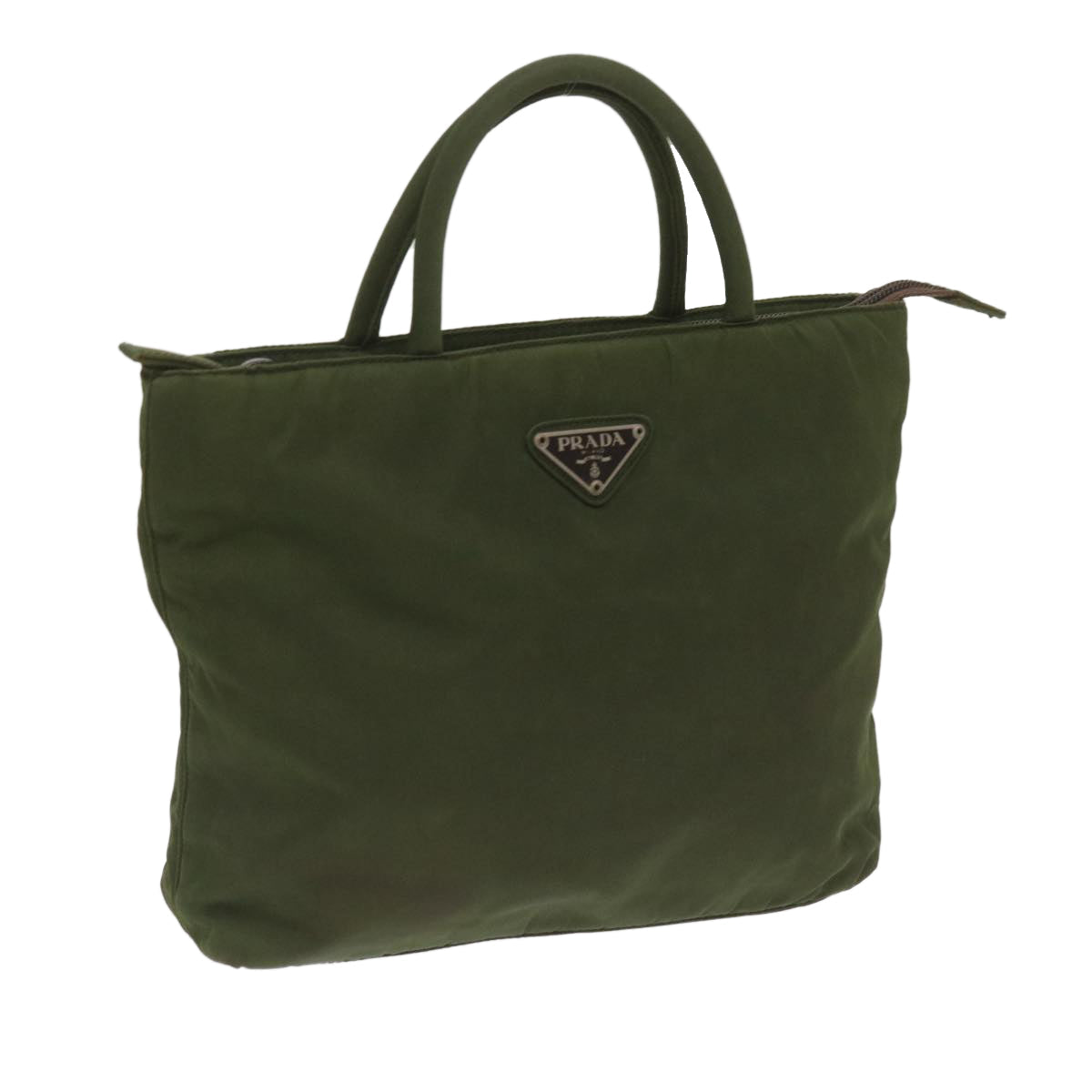 Luxury PradaHand Bag Nylon Khaki 68783