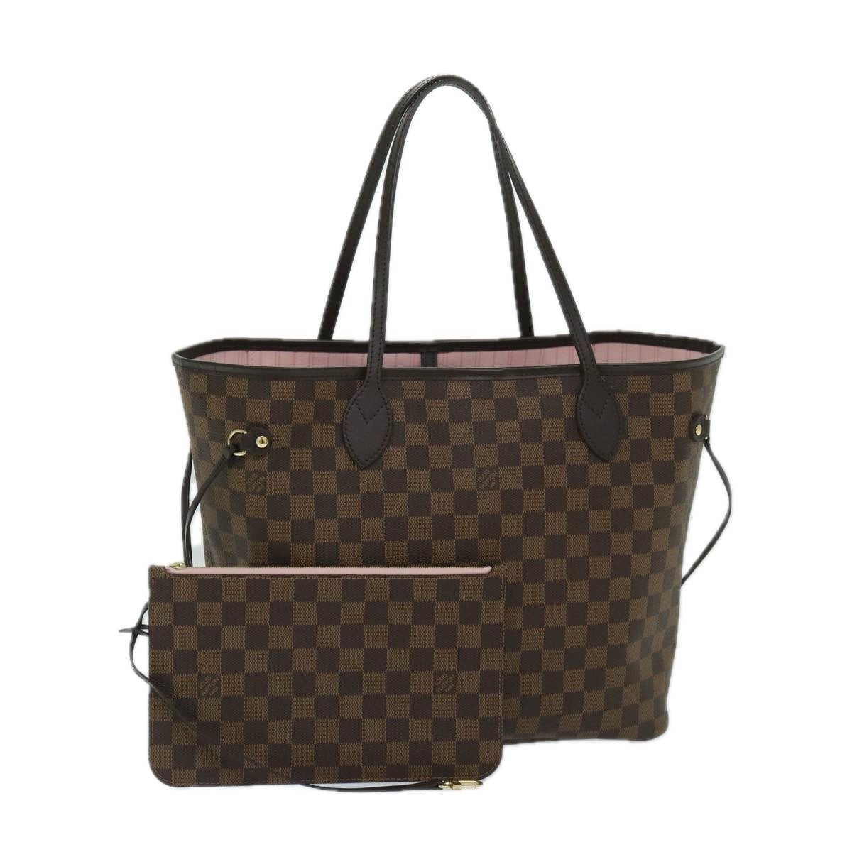 LOUIS VUITTON Damier Ebene Neverfull MM Tote Bag N51105 LV 68787SA