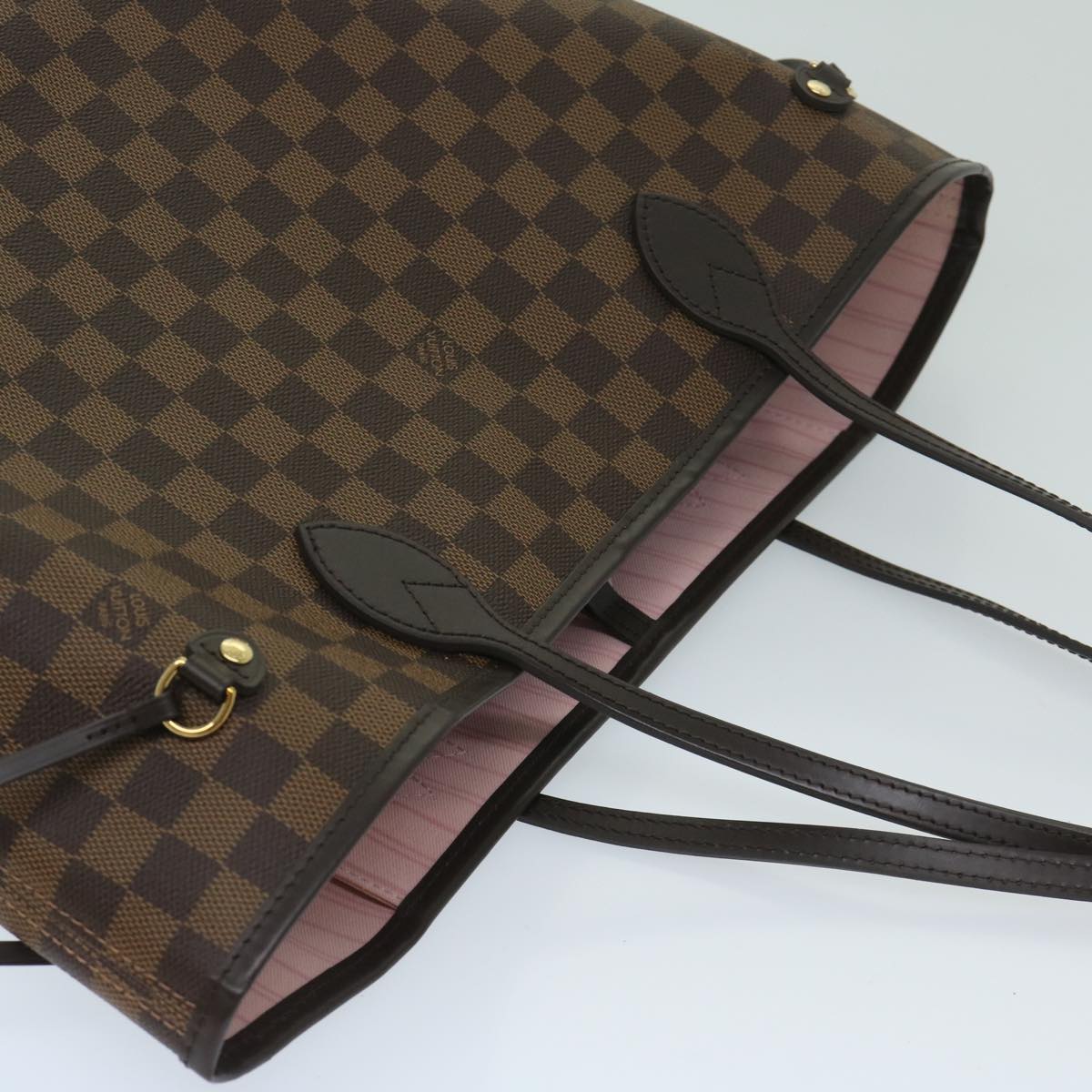 LOUIS VUITTON Damier Ebene Neverfull MM Tote Bag N51105 LV 68787SA