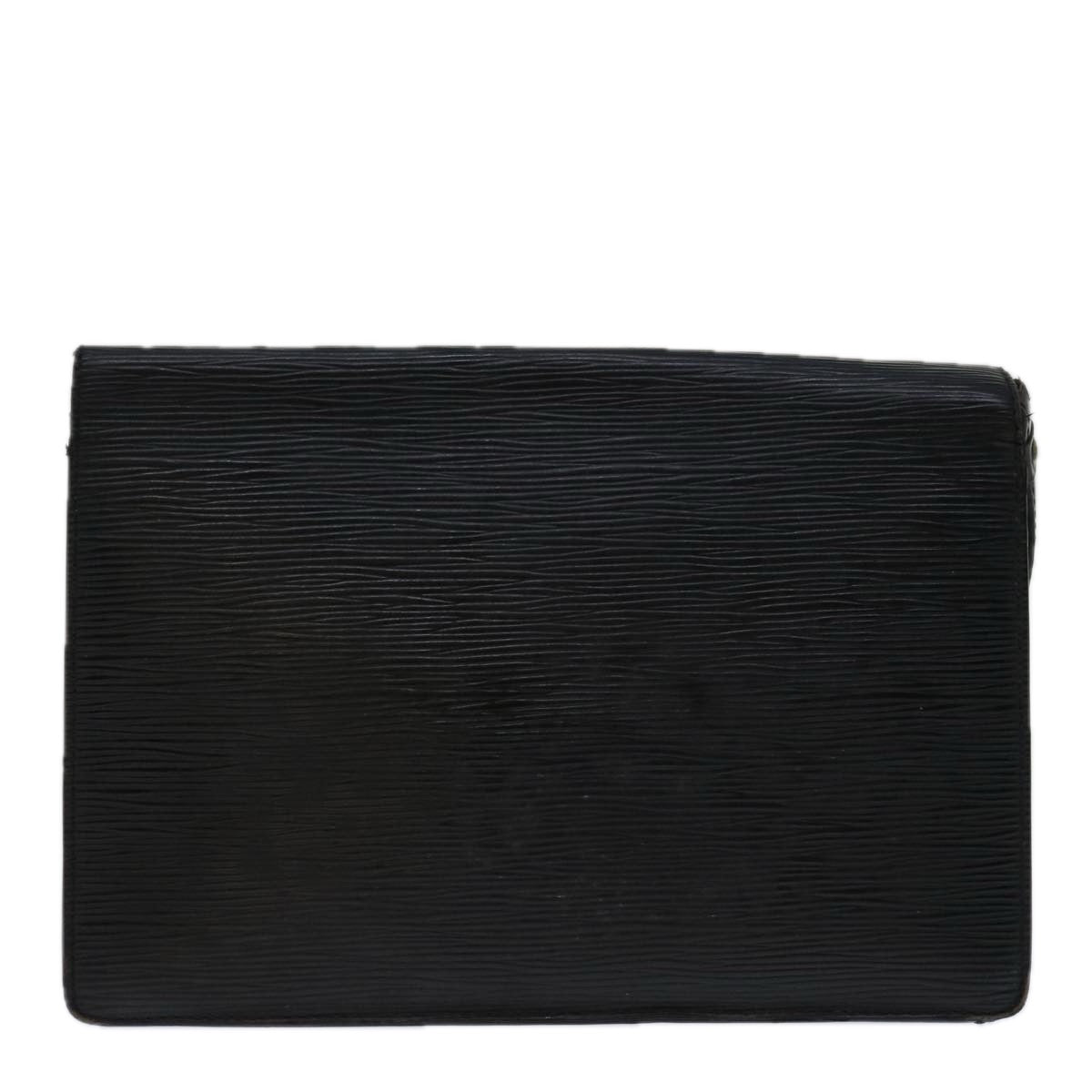 LOUIS VUITTON Epi Serie Dragonne Hand Bag Black M52612 LV 68803